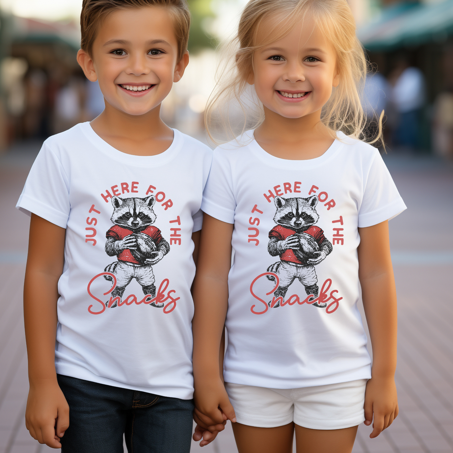 Just Here For The Snack Kids Tee