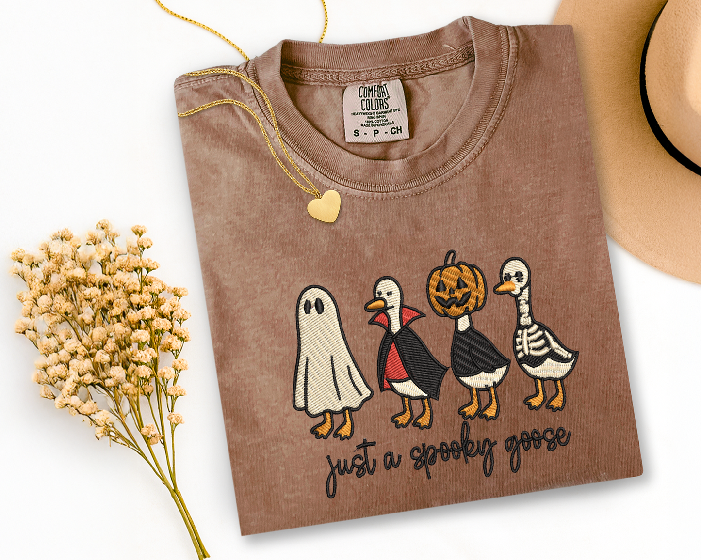 “Just a Spooky Goose.” 🦢👻🎃 - Tee