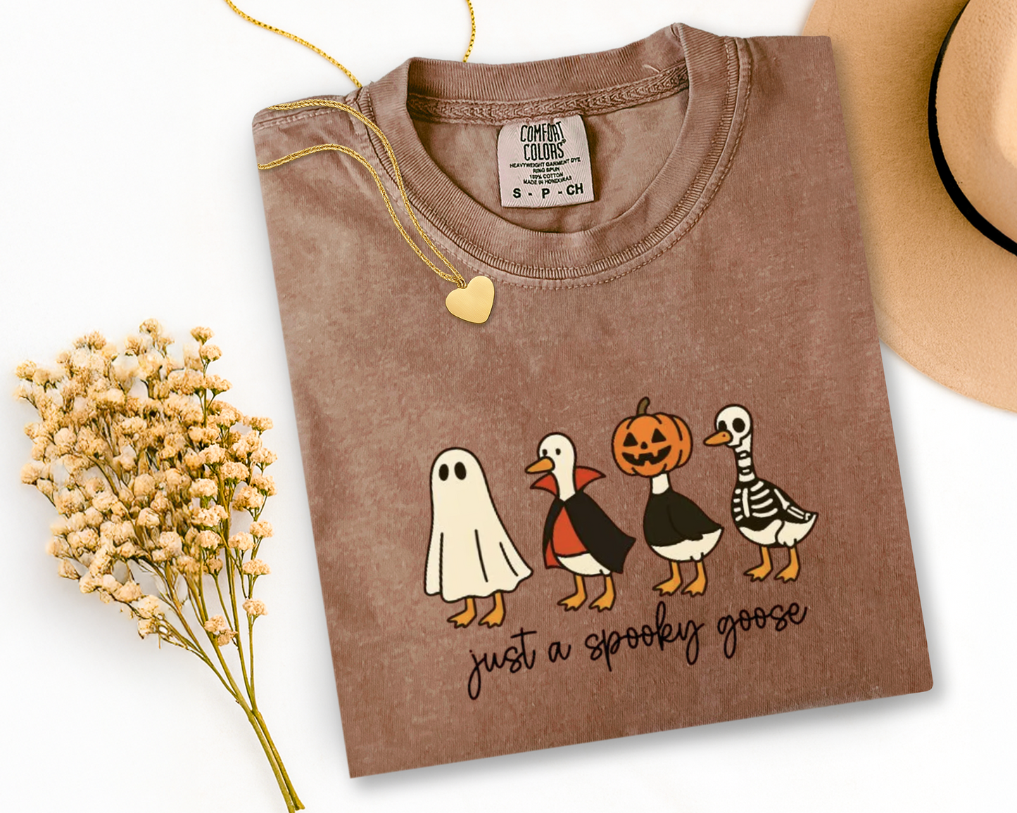 “Just a Spooky Goose.” 🦢👻🎃 - Tee