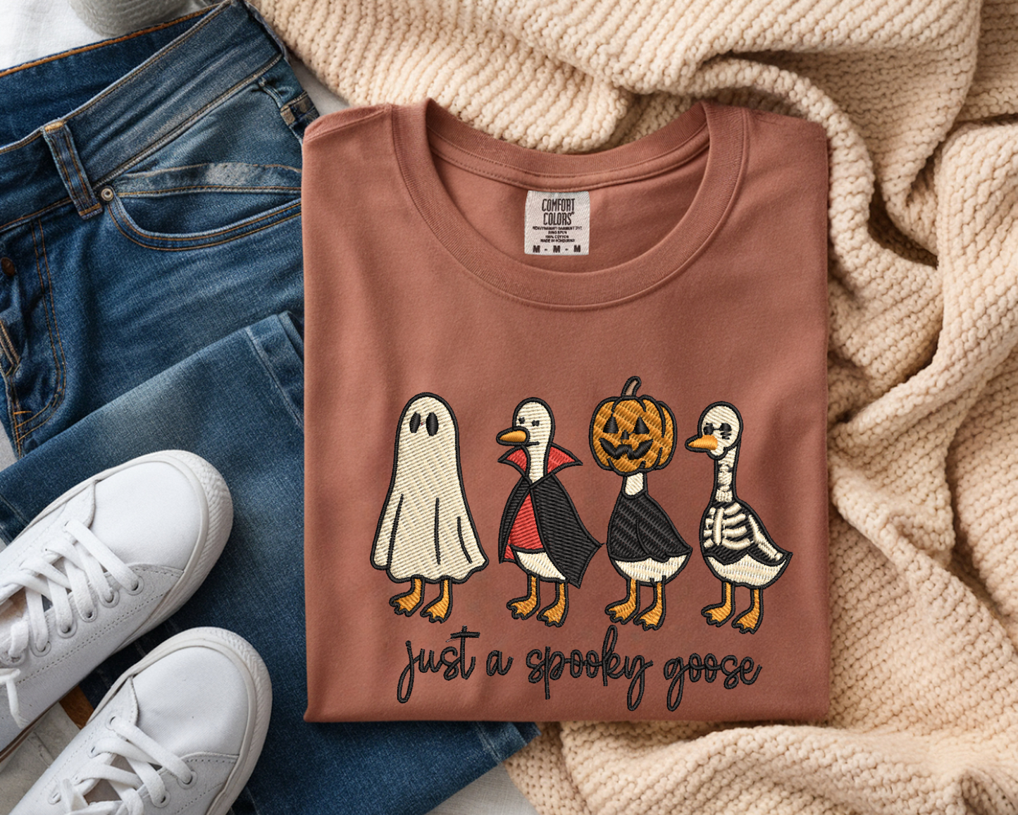 “Just a Spooky Goose.” 🦢👻🎃 - Tee