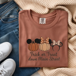 "Trick or Treat Down Main Street" Tee