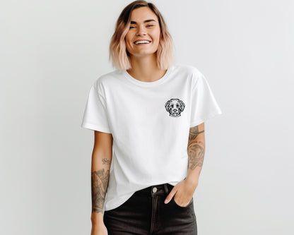 "My Dog Says Hi!" – Embroidered Tee-SQ2845644