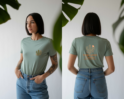 Threaded Cactus Ride-or-Die Women's Tee