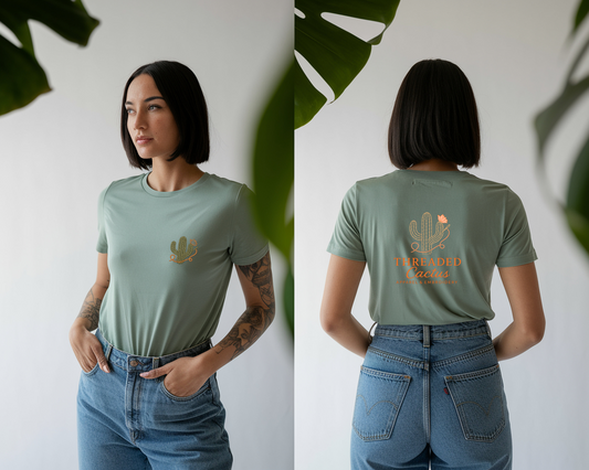Threaded Cactus Ride-or-Die Women's Tee