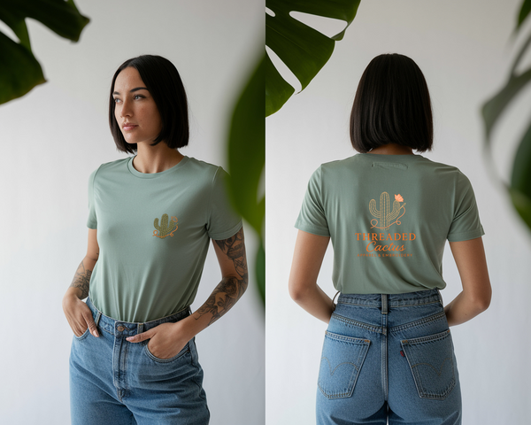 Threaded Cactus Ride-or-Die Women's Tee