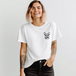 "My Dog Says Hi!" – Embroidered Tee-SQ2845644
