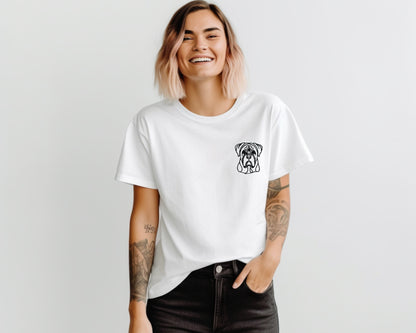 "My Dog Says Hi!" – Embroidered Tee-SQ2845644