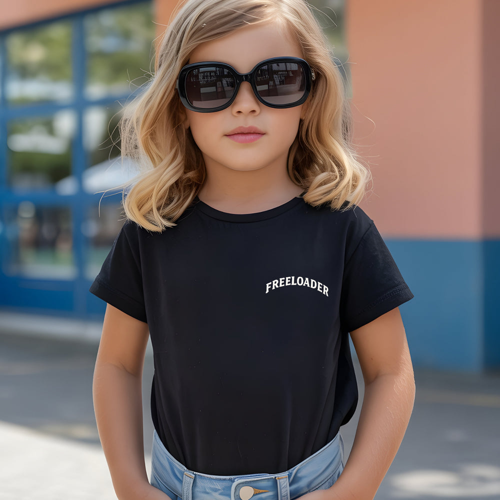 “Freeloader” Kids Tee – Cute. Demanding. Rent-Free.-SQ3827535