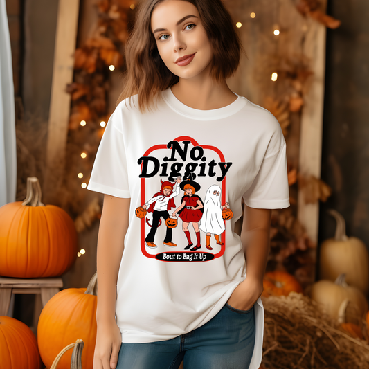 👻🎶 No Diggity Halloween Tee 🎶👻