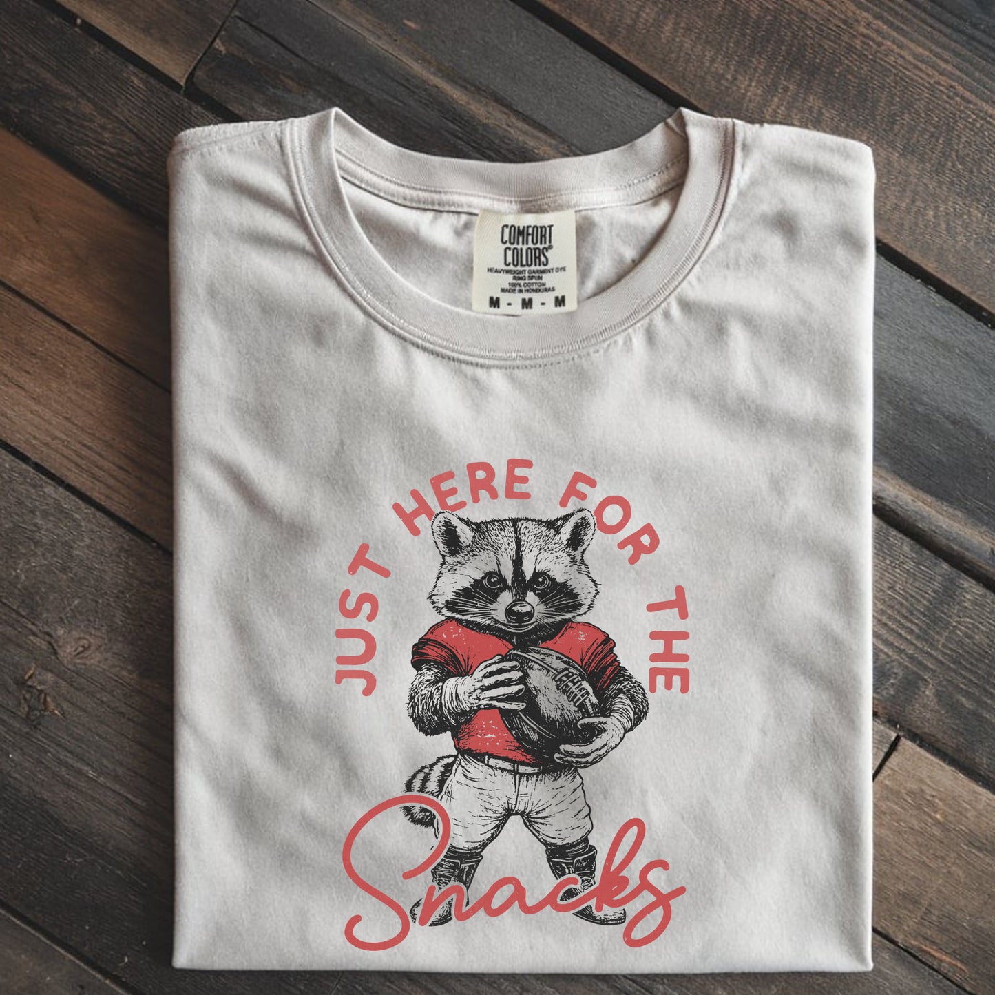 Just Here For The Snacks Adult Tee-SQ2068284