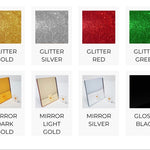 “Hands Off My Stocking” Glitter Acrylic Name Tags