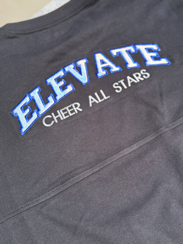 Elevate Cheer Spirit Jersey | Black