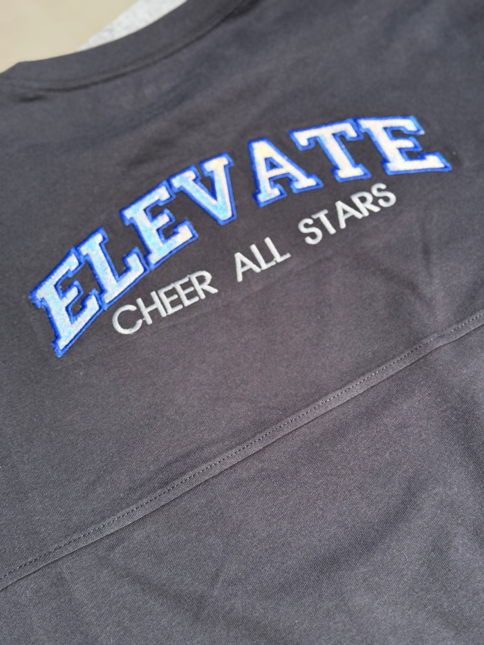 Elevate Cheer Spirit Jersey | Black