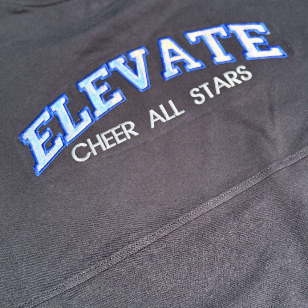 Elevate Cheer Spirit Jersey | Black