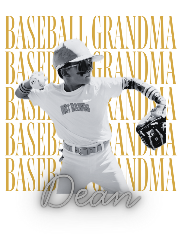 Baseball Grandma (But Make It Personal) Custom Tee
