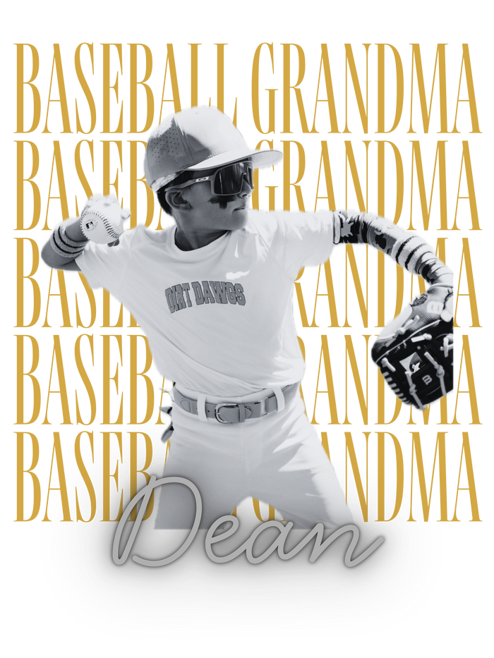 Baseball Grandma (But Make It Personal) Custom Tee