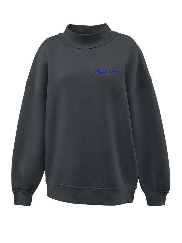 Elevate Cheer Mockneck Sweatshirt - Black