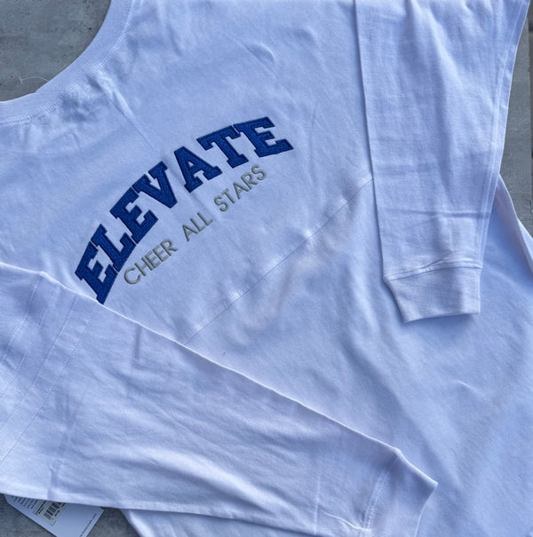 Elevate Cheer Spirit Jersey | White
