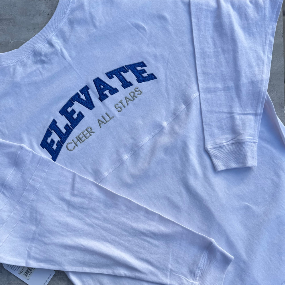 Elevate Cheer Spirit Jersey | White