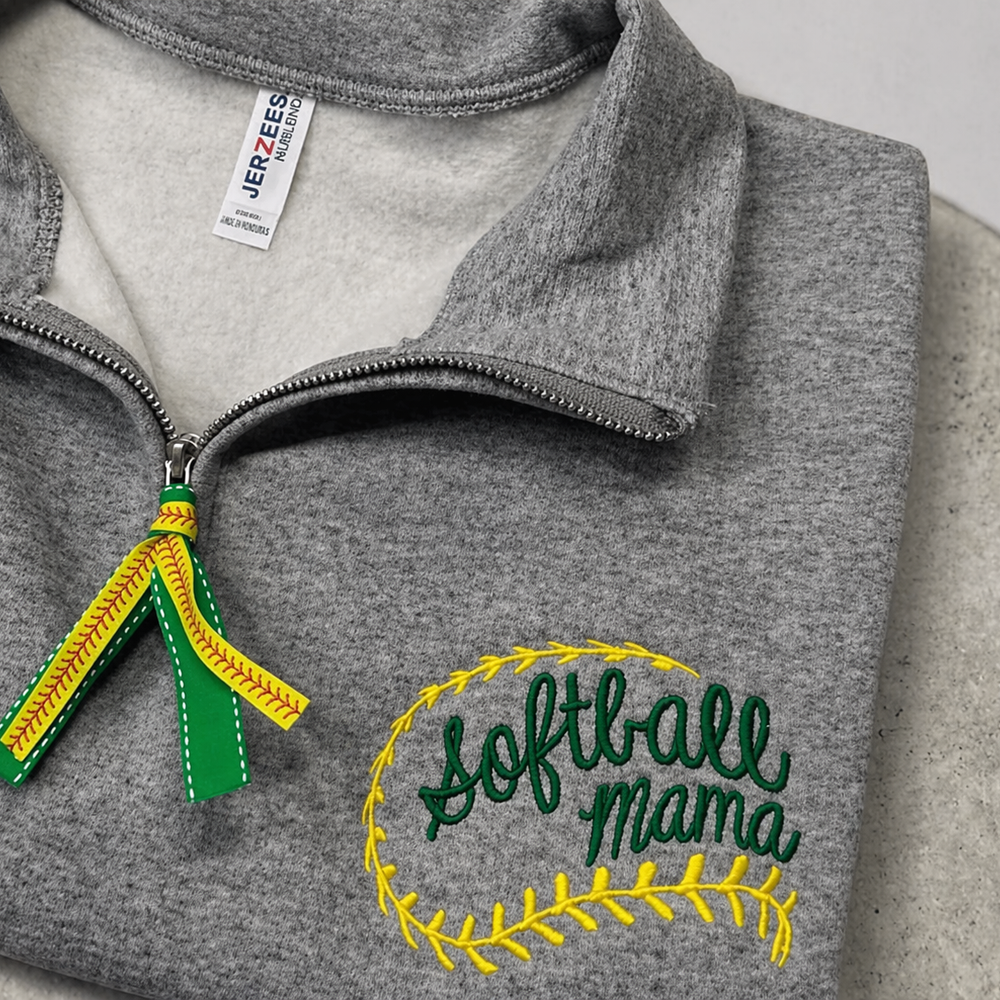 Softball Mama Quarter Zip