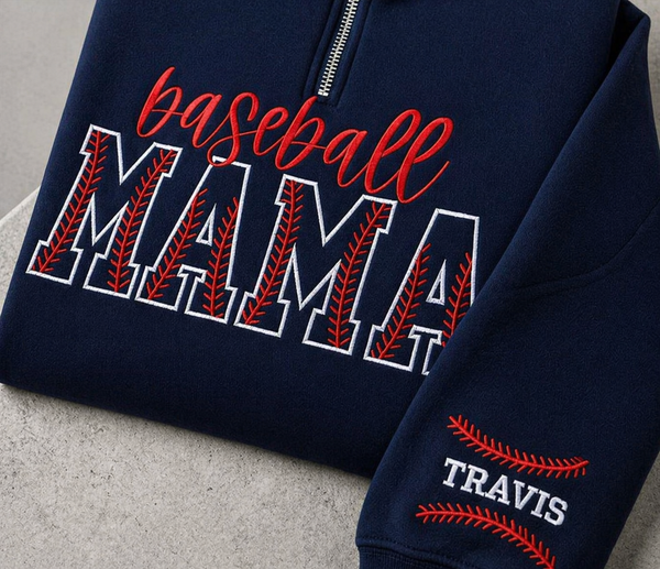 Baseball Mama Quarter Zip