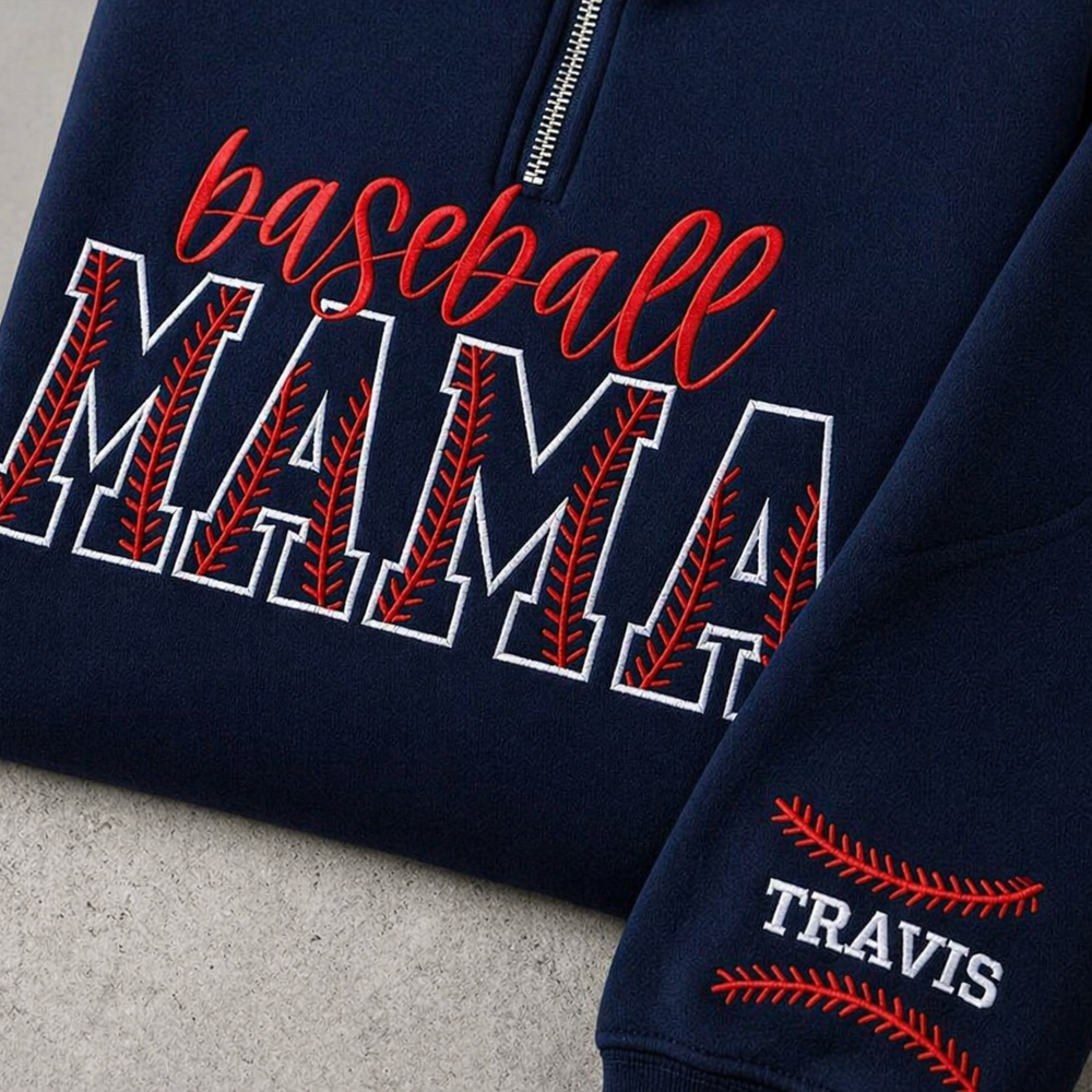 Baseball Mama Quarter Zip