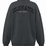 Elevate Cheer Mockneck Sweatshirt - Black
