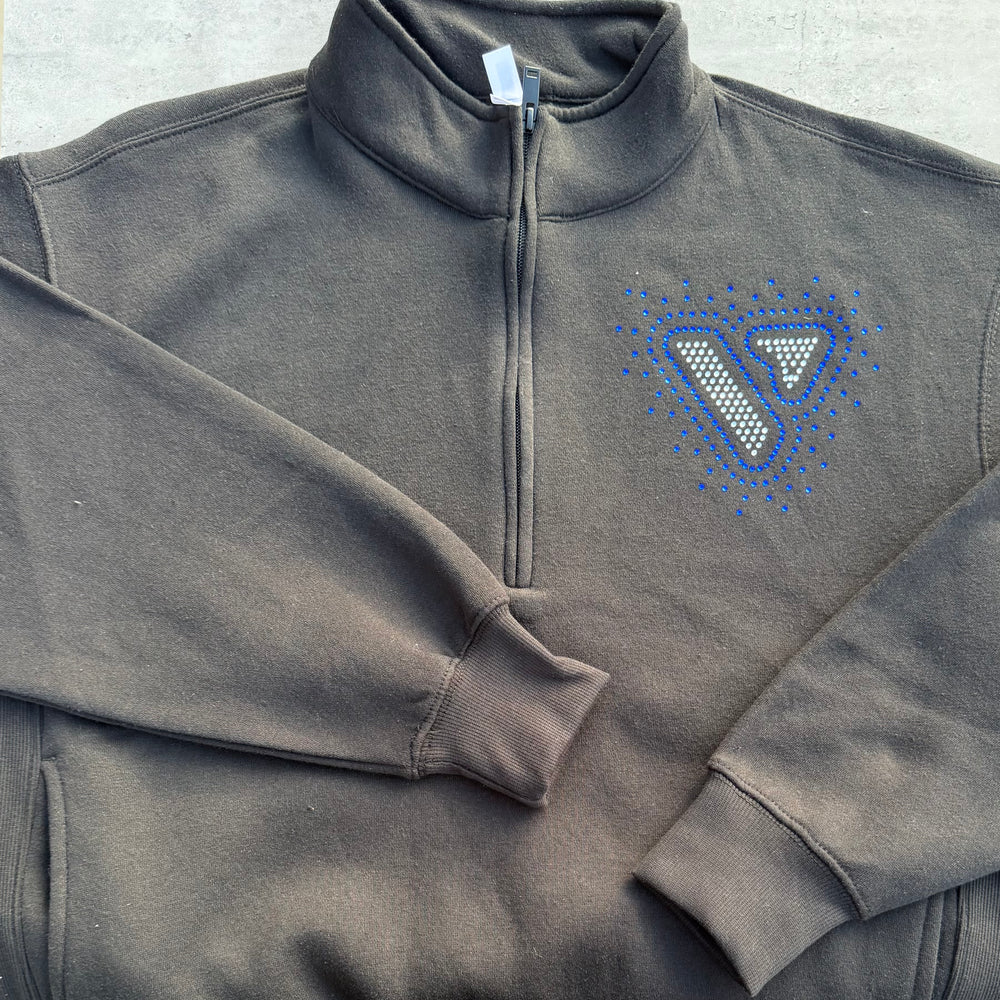 Elevate Cheer Quarter Zip - Rhinestone | Adult