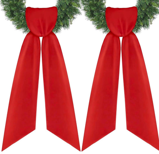 🎄 The “Bow Down to Christmas” Wreath Scarf 🎀