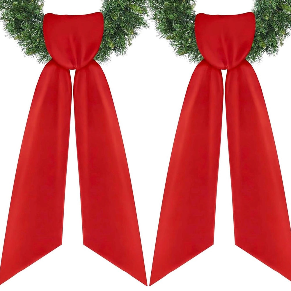 🎄 The “Bow Down to Christmas” Wreath Scarf 🎀