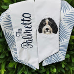 Holiday Pup Wreath Sash