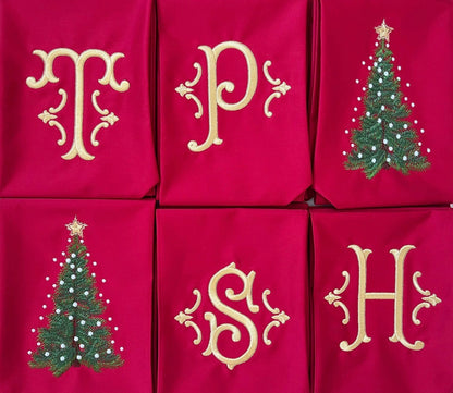 🎄 The “Bow Down to Christmas” Wreath Scarf 🎀