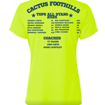 TOPS CFLL Allstar Softball Performance Tee- Womens
