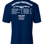 TOPS CFLL Allstar Baseball Performance Tee- Youth
